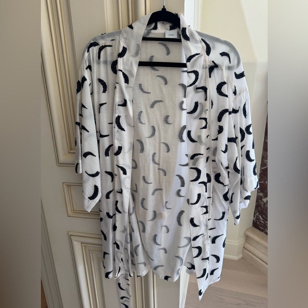 Onia Half Moon Patterned Kimono size Small